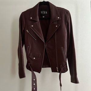 VEDA Classic Jayne Leather Jacket